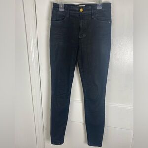 Frame Le High Skinny Crop Classic Black Women's Jeans